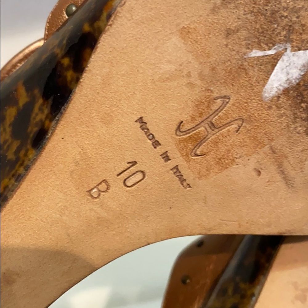 Cole Haan Bronze Wedge Jewel Strappy Sandals - Picture 15 of 16